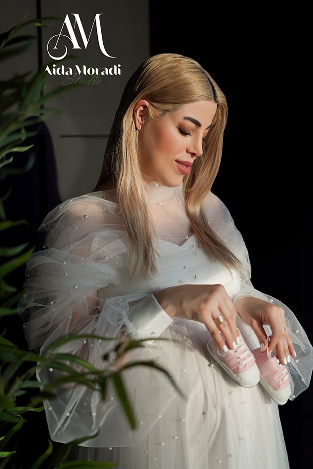 عکاسی بارداری نمونه کارهای استودیو آیدا