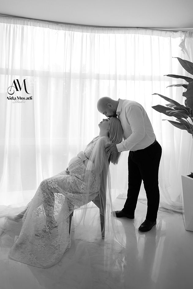 عکاسی بارداری نمونه کارهای استودیو آیدا